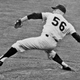 Bouton pitches for the Yankees in 1964. Photo via AP